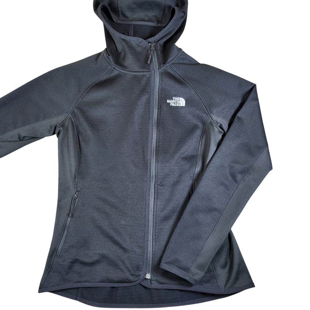 The North Face Womens Black Full Zip Hoodie‎ Jacket Medium Activewear